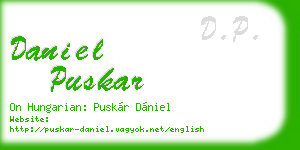 daniel puskar business card